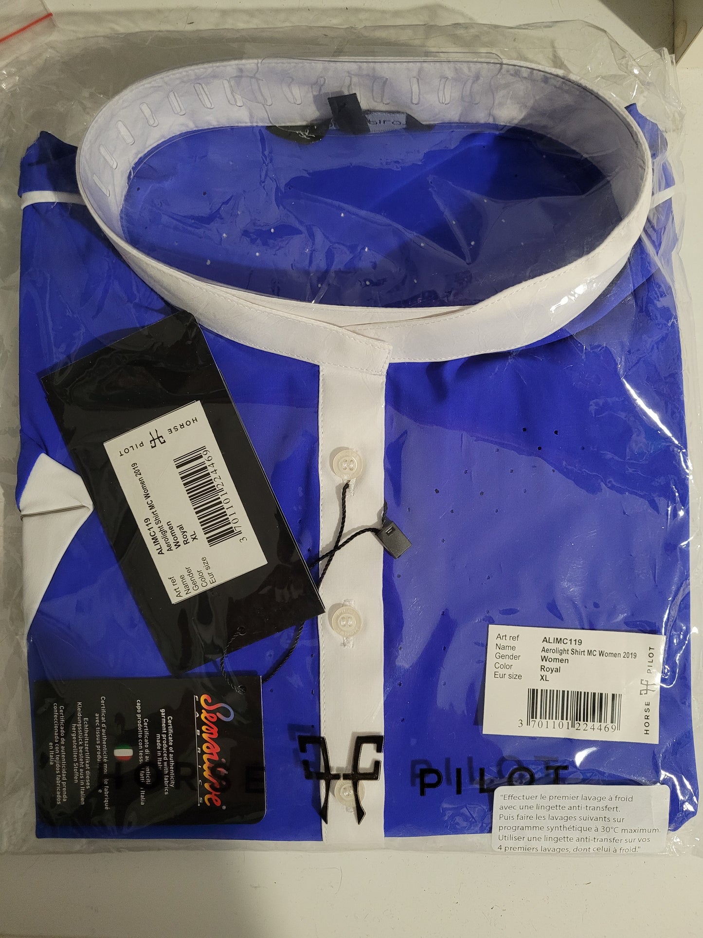 AEROLIGHT • chemise manches courtes concours femme