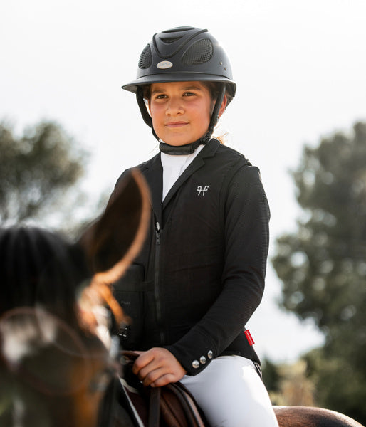 Gilet airbag enfant • Protection cavalier enfant