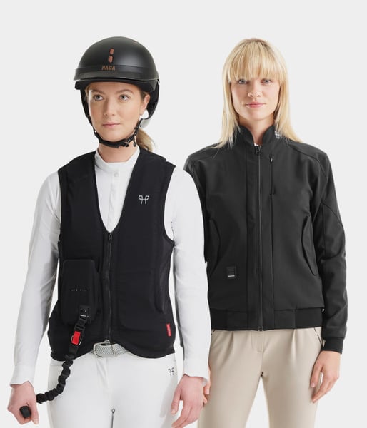 Pack sécurité: gilet Airbag + blouson bombers femme