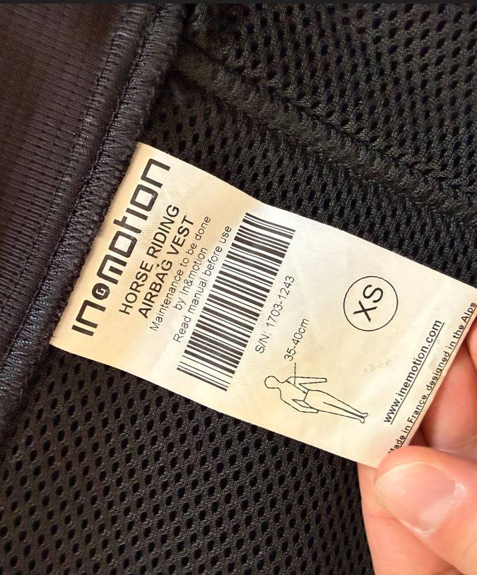 GILET AIRBAG ÉQUITATION • protection cavalier