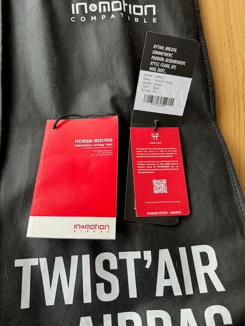 GILET AIRBAG ÉQUITATION TWIST'AIR•
