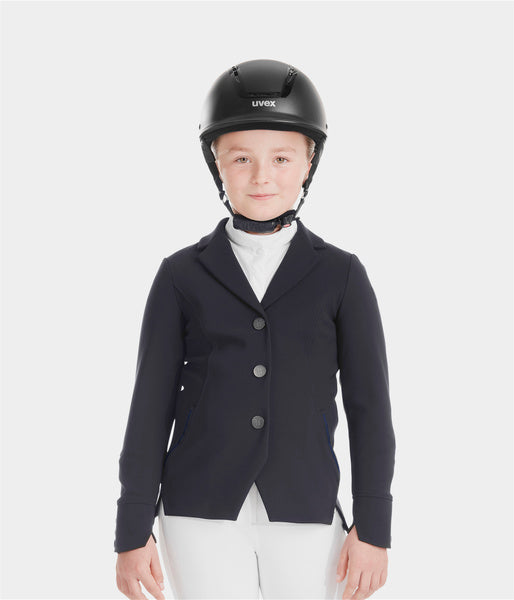 LA VESTE D'ÉQUITATION FILLE POUR CONCOURS HIPPIQUE