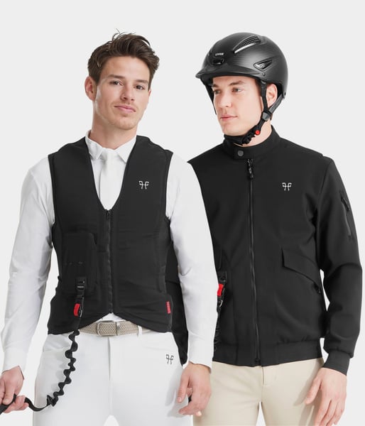 Pack sécurité: gilet Airbag + blouson Teddy homme