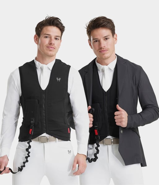 Pack sécurité: gilet Airbag + veste Aeromesh Homme