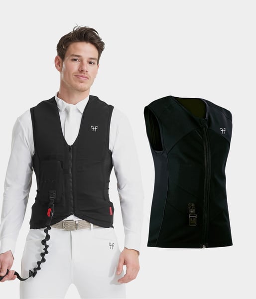 Pack sécurité: gilet Airbag + surgilet protection Homme