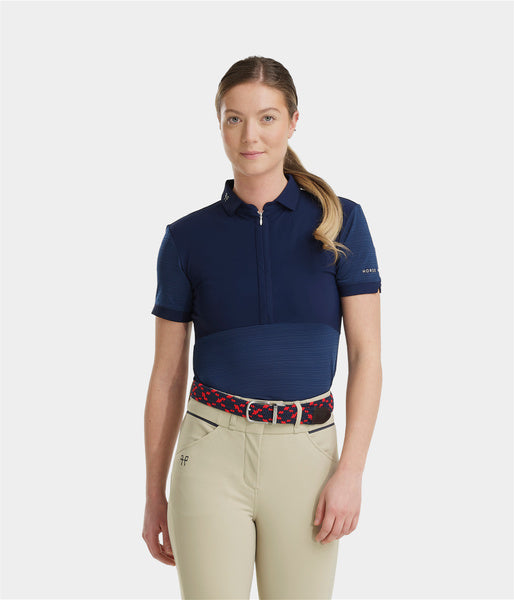 Aeromesh • Women's horse riding polo shirt