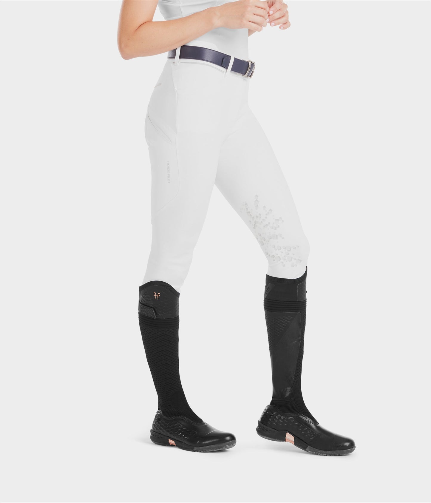 X-Perform ORGANIC pantalon blanc d'équitation femme