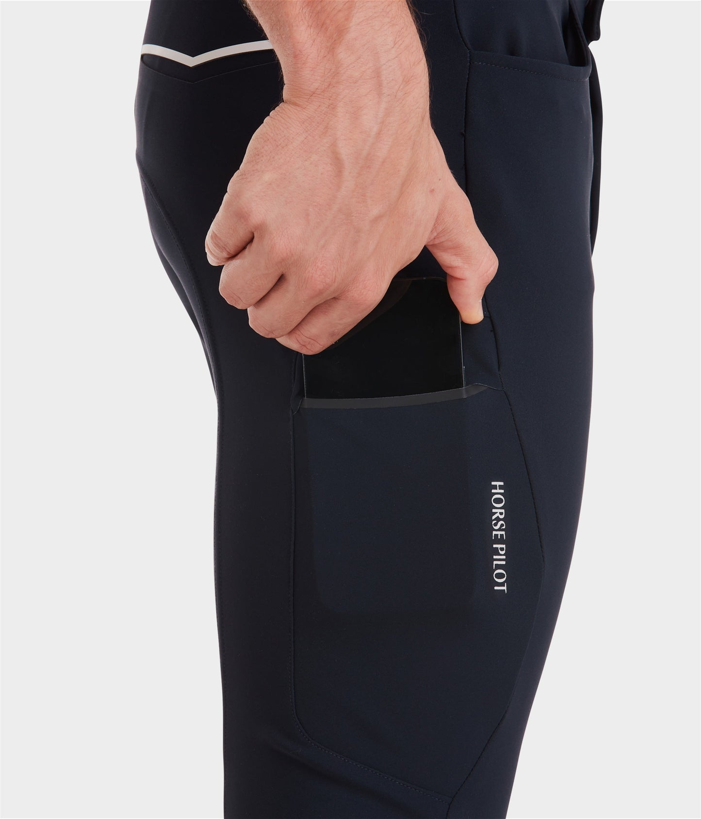 X-Perform ORGANIC pantalon noir d'équitation homme