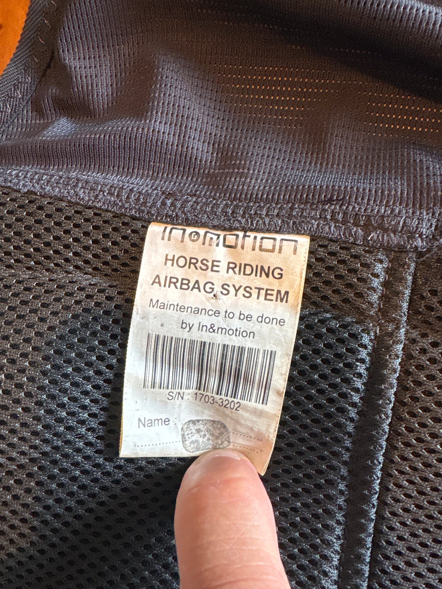 Airbag riding vest • rider protection