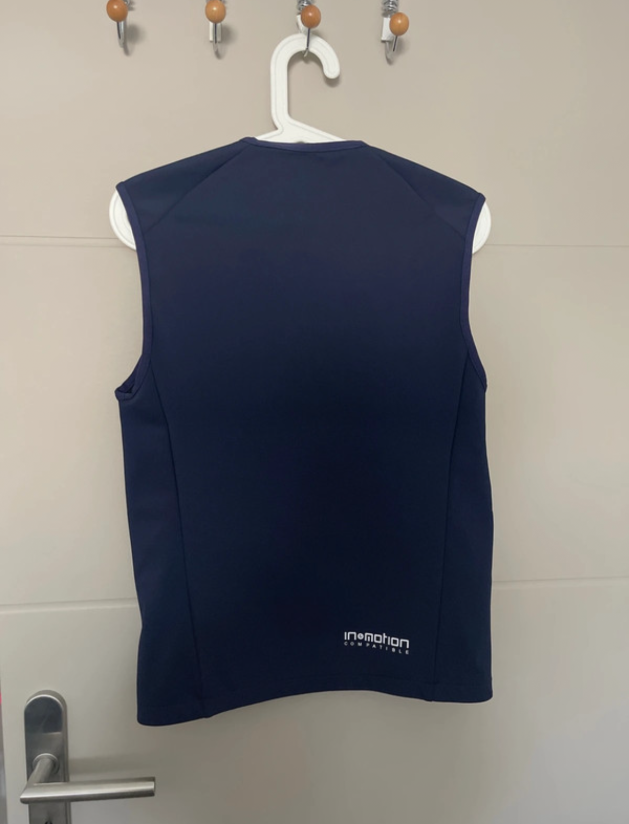 Blauer Überziehweste, kompatibel mit Airbag-Weste für Reiter