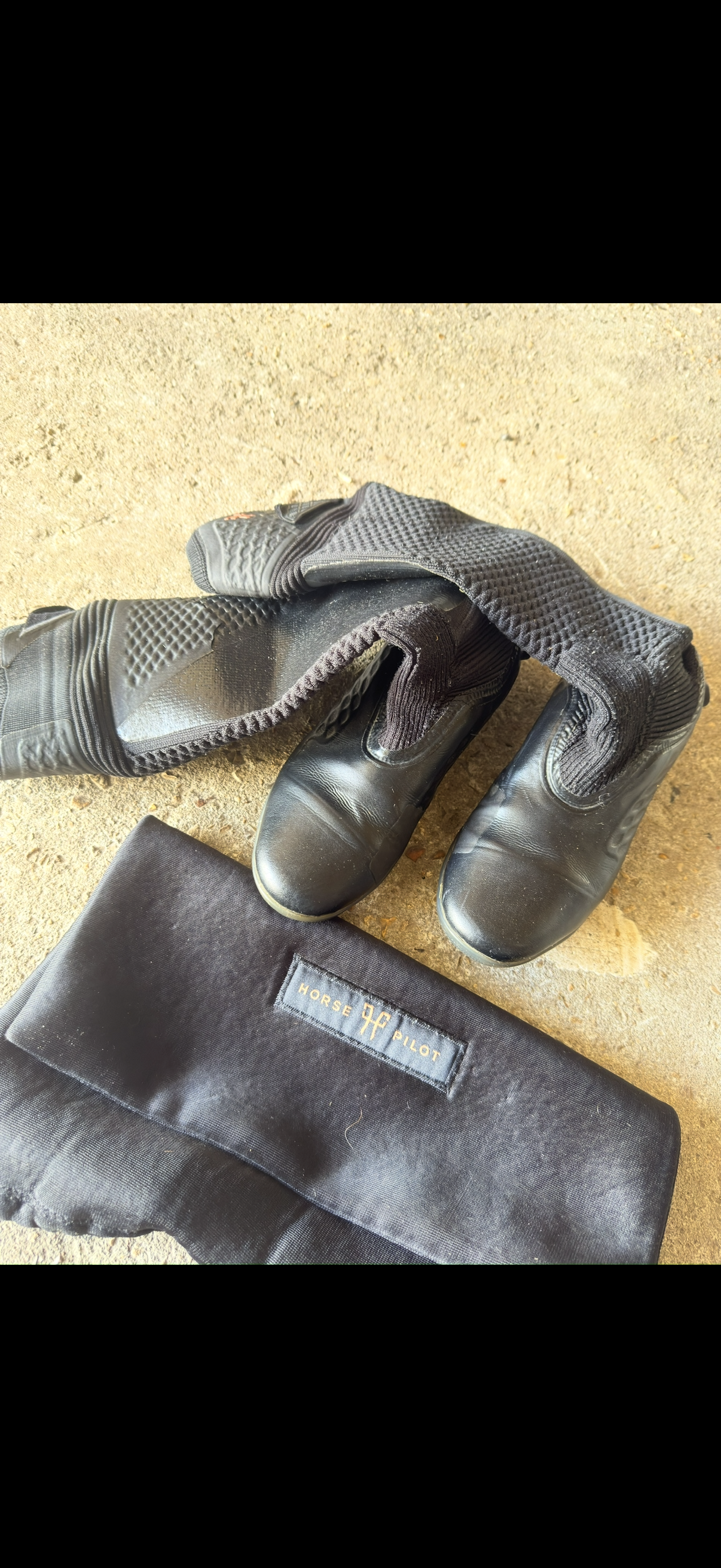 Teknit Boot Black • Bottes d'équitation pour femmes