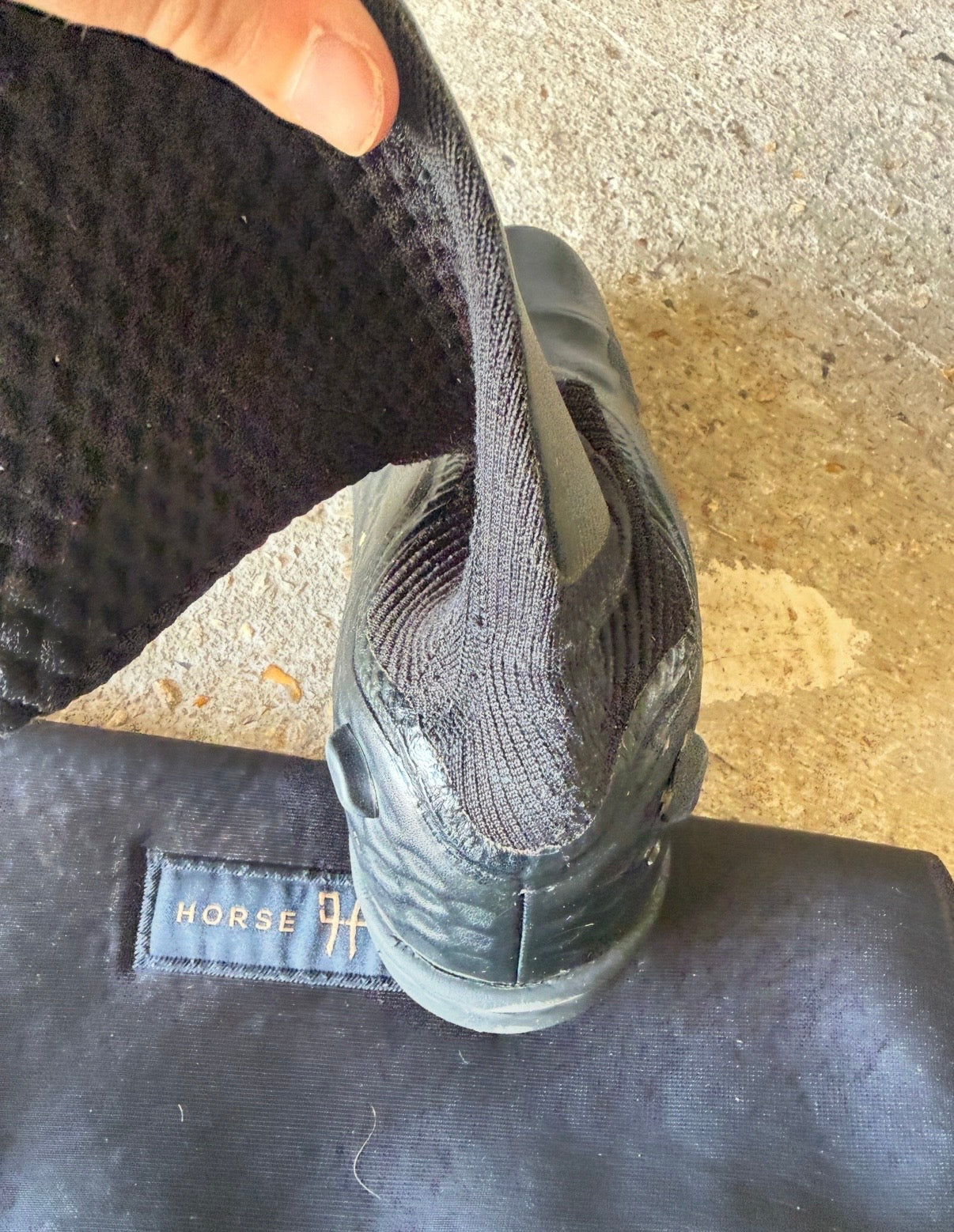 Teknit Boot Black • Bottes d'équitation pour femmes