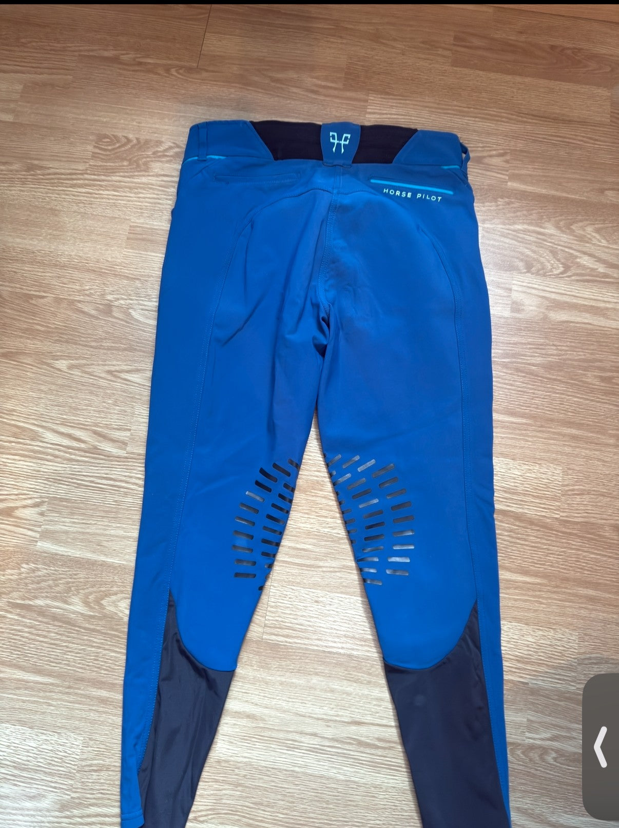 Pantalon X design bleu