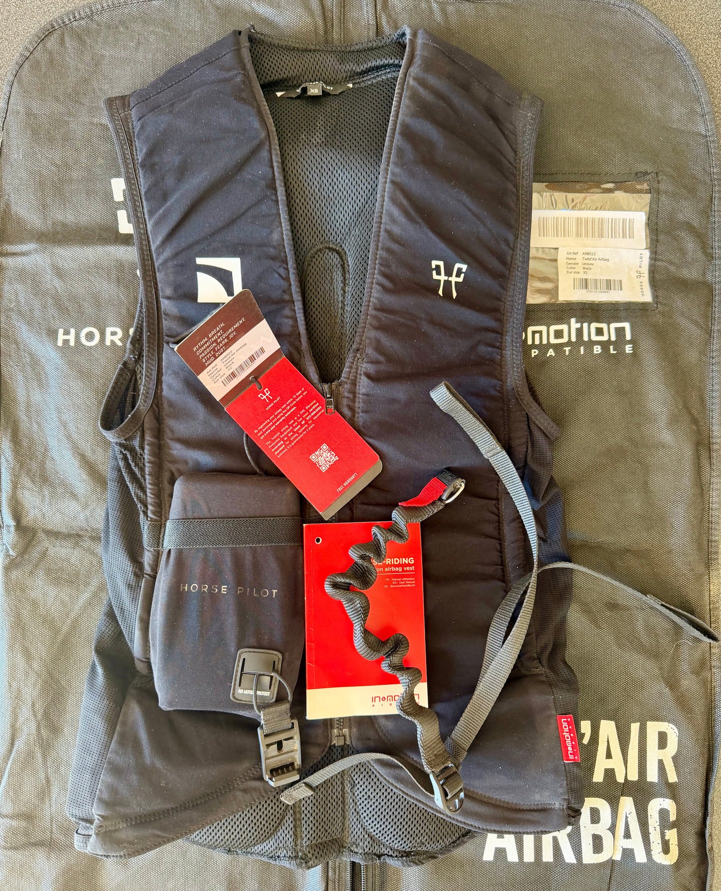 GILET AIRBAG ÉQUITATION TWIST'AIR•