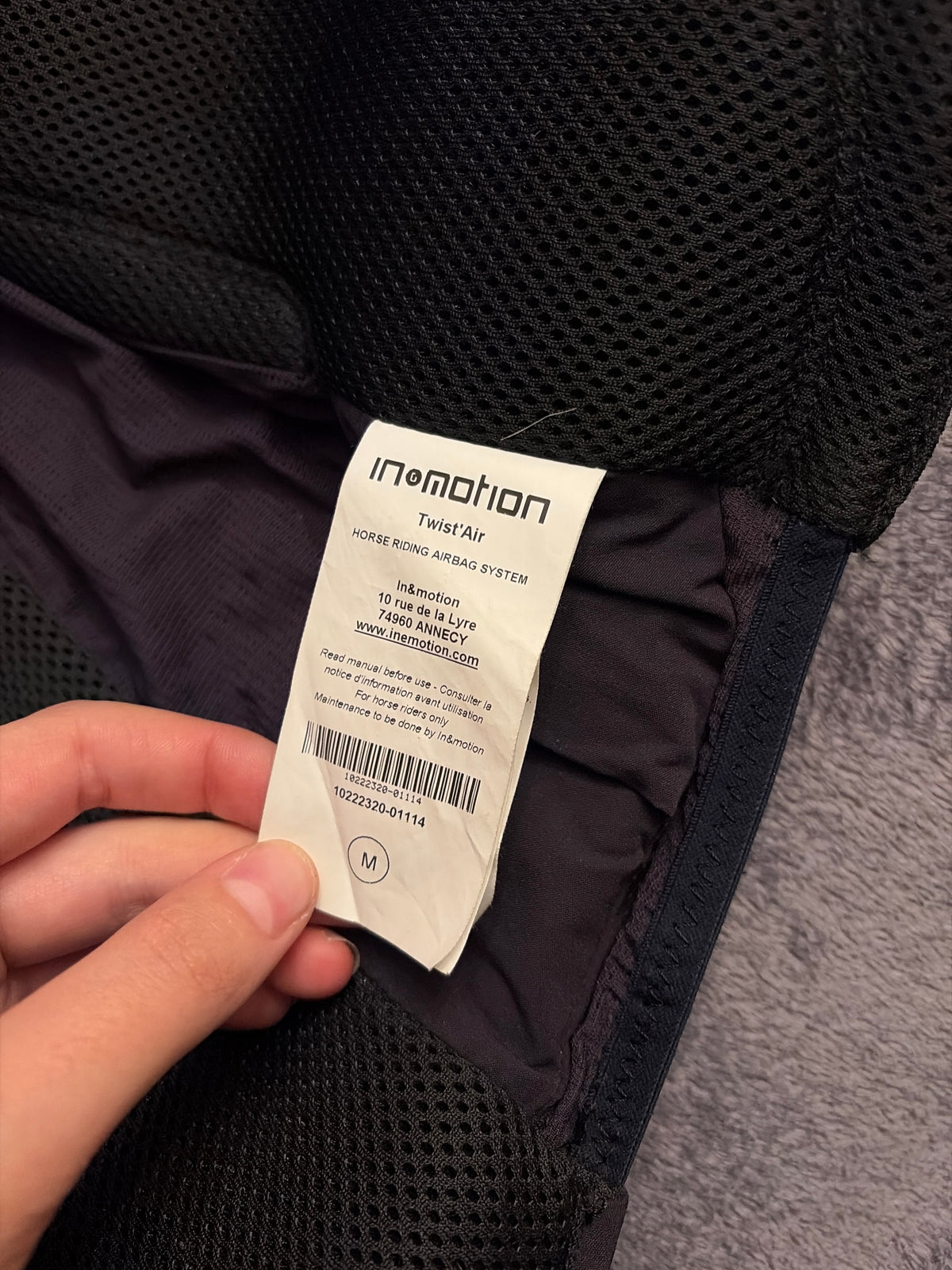 GILET AIRBAG ÉQUITATION TWIST'AIR•