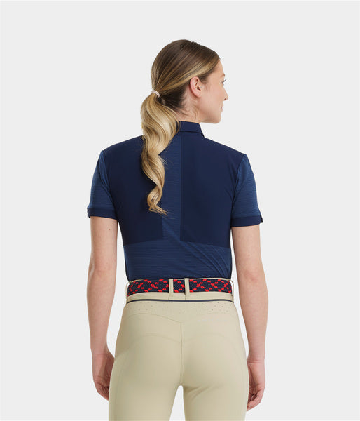 Aeromesh • Women's horse riding polo shirt