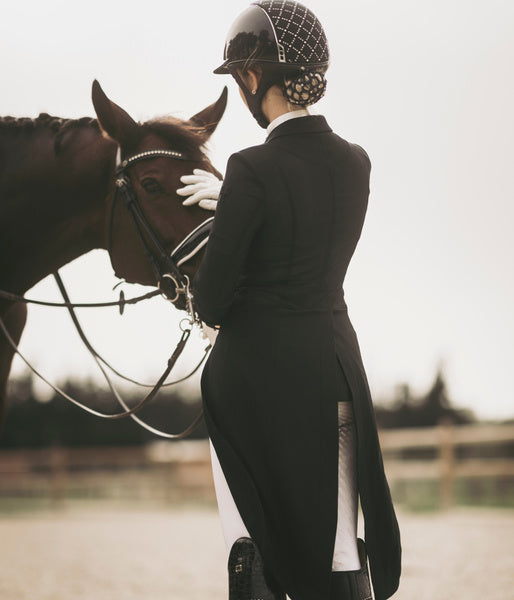 Long Tailcoat Mesh • Women's dressage competition tailcoat