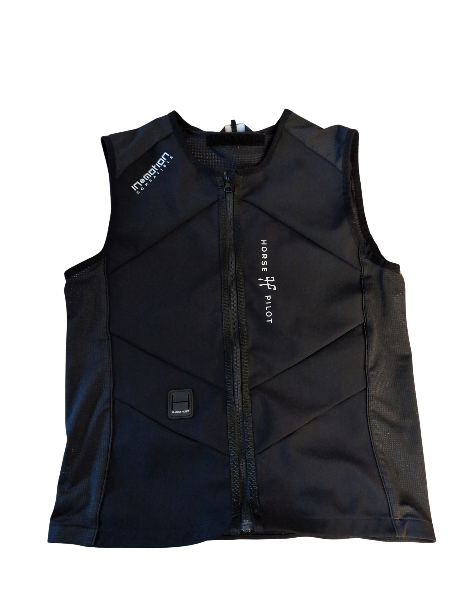 SURGILET NOIR COMPATIBLE AVEC GILET AIRBAG POUR CAVALIER HORSE PILOT•