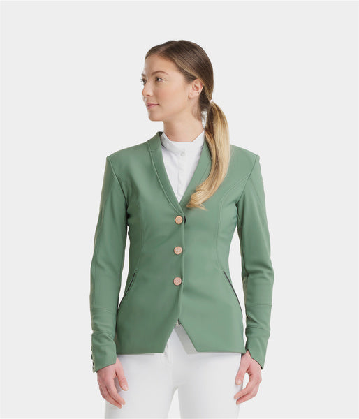 Aerotech• Veste concours équitation Femme Smooth Green