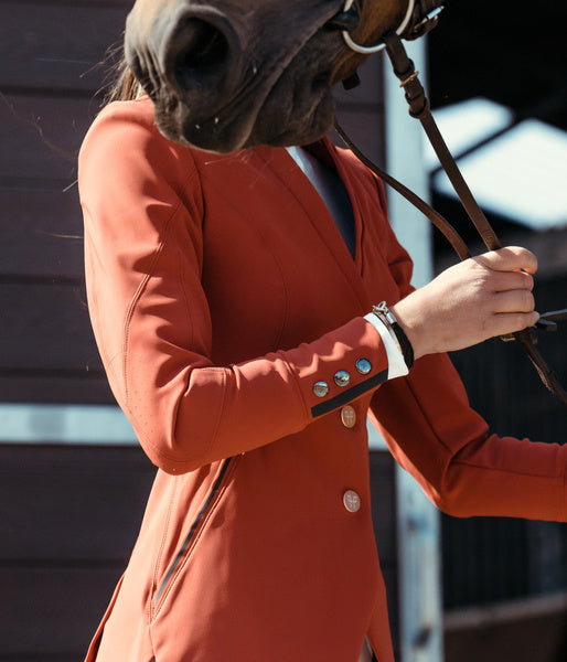 Aerotech• Veste concours équitation Femme Terracotta
