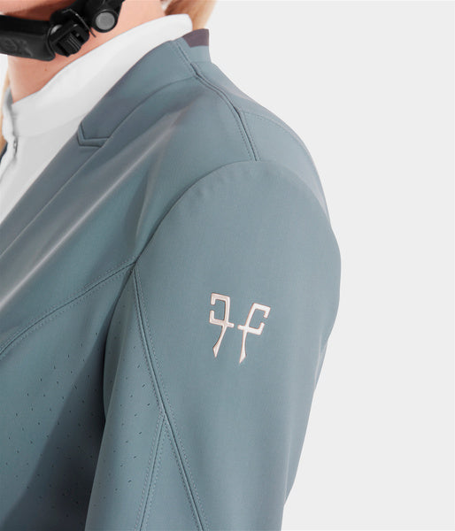 Aerotech• Veste concours équitation Femme Cloudy Blue