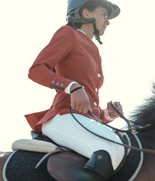 Aerotech• Veste concours équitation Femme Terracotta