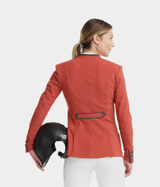 Aerotech• Veste concours équitation Femme Terracotta