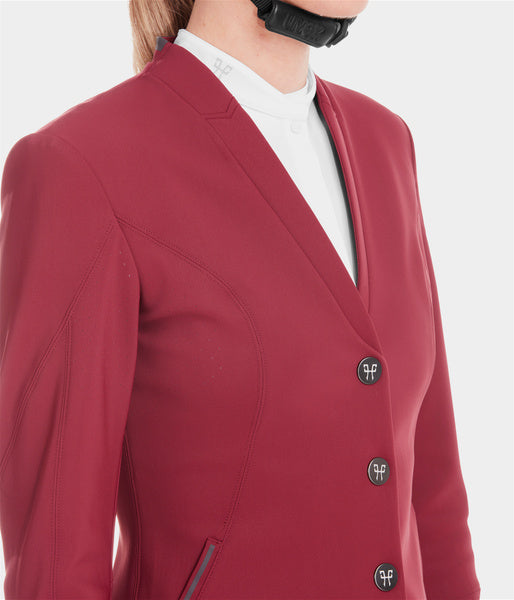 Aerotech• Veste concours équitation Femme Dark Red