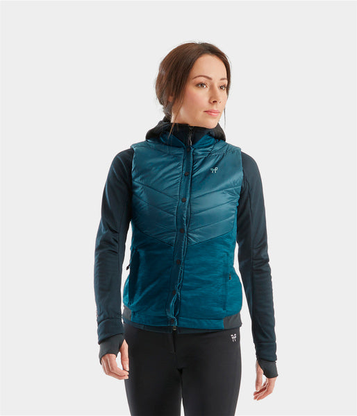 RIDER VEST • Sleeveless down jacket for women