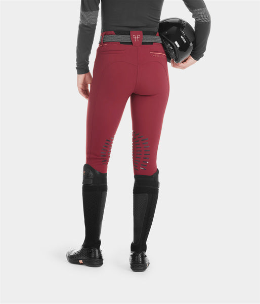X-Design • Pantalon d’équitation grip femme Dark Red