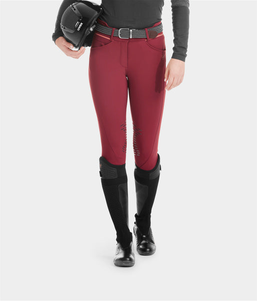 X-Design • Pantalon d’équitation grip femme Dark Red
