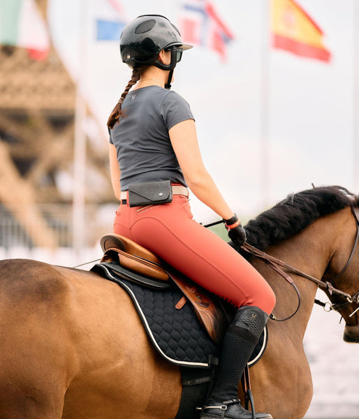 X-Design • Pantalon d’équitation grip femme Terracotta