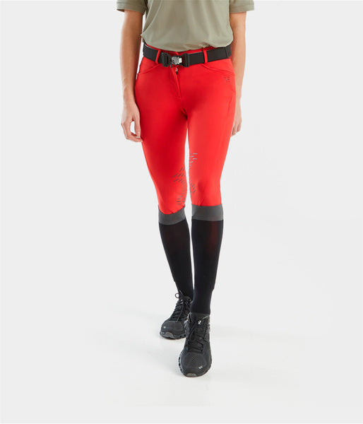 X-Design • Pantalon d’équitation grip femme Rouge