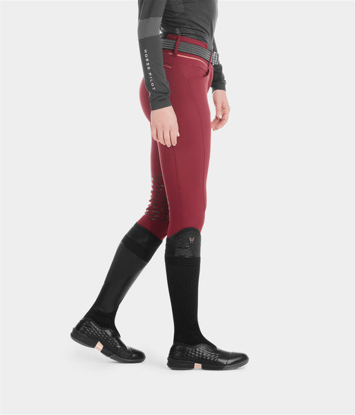 X-Design • Pantalon d’équitation grip femme Dark Red