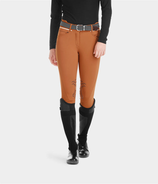 X-Design • Pantalon d’équitation grip femme Gold Brown