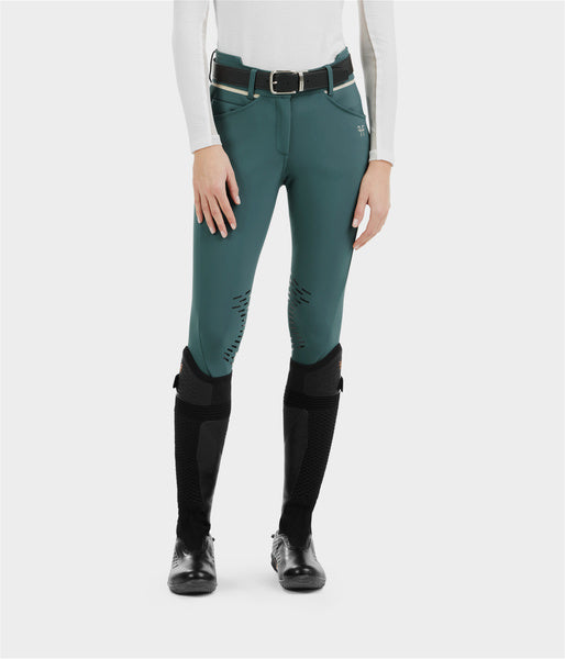X-Design • Pantalon d’équitation grip femme Balsam Green