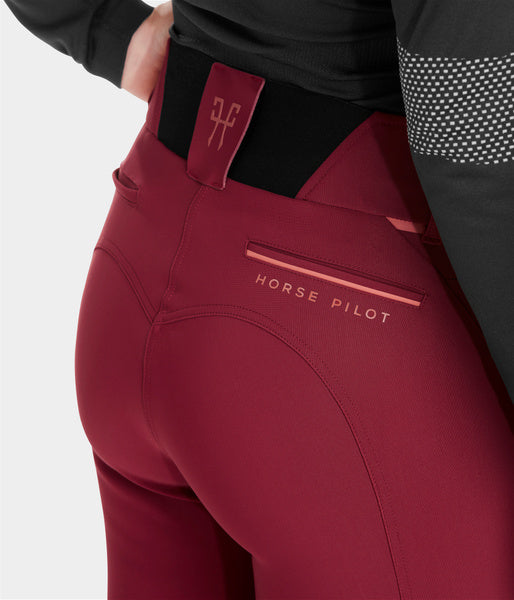 X-Design • Pantalon d’équitation grip femme Dark Red