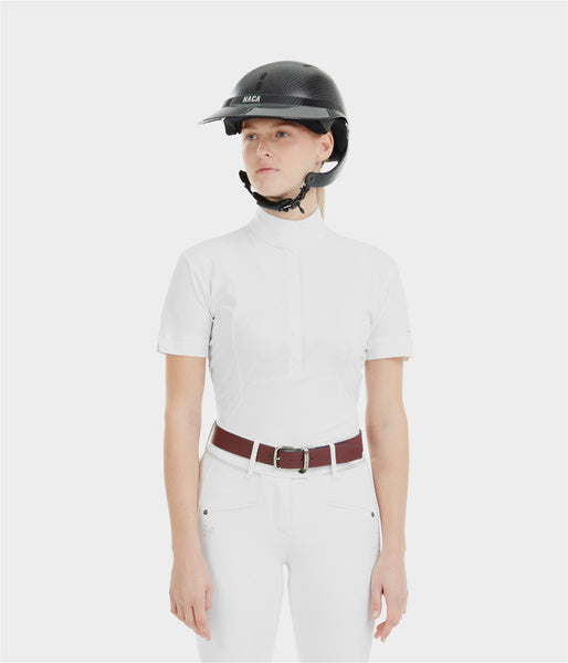 Monica • Kurzarm-Reit-Wettkampfshirt für Damen
