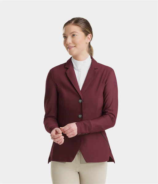 Aeromesh • Veste concours d'été femme Burgundy