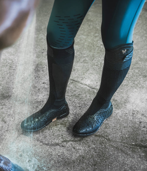 Teknit boot Black • Botte d'équitation femme