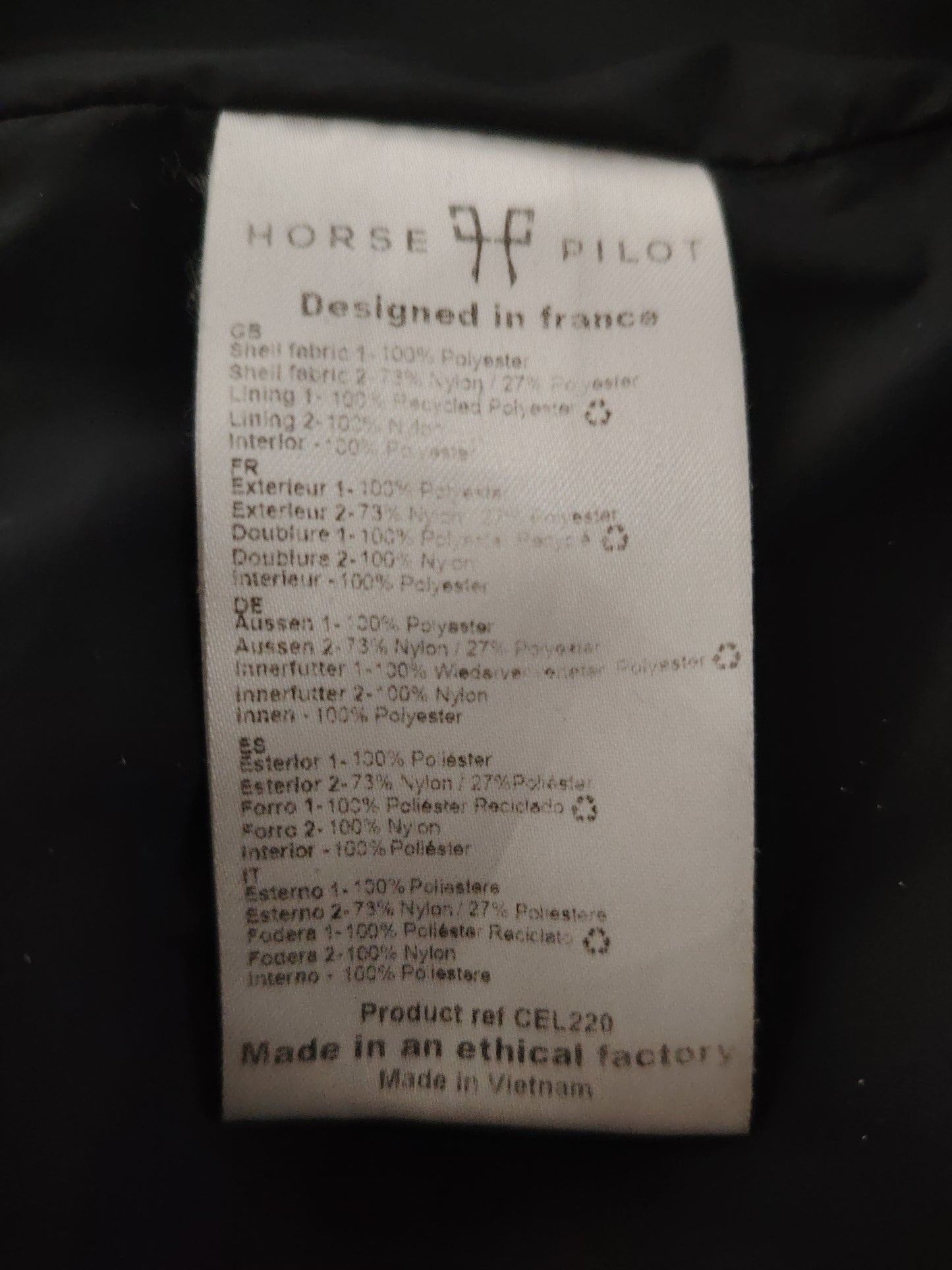 CELSIUS • Blouson sans manche d'équitation homme