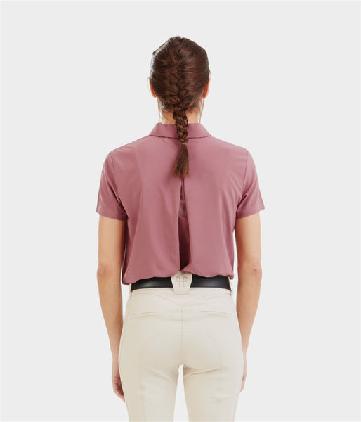 Ariia Polo Dark Pink • Reit-Trainingspoloshirt