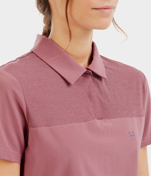 Ariia Polo Dark Pink • Reit-Trainingspoloshirt