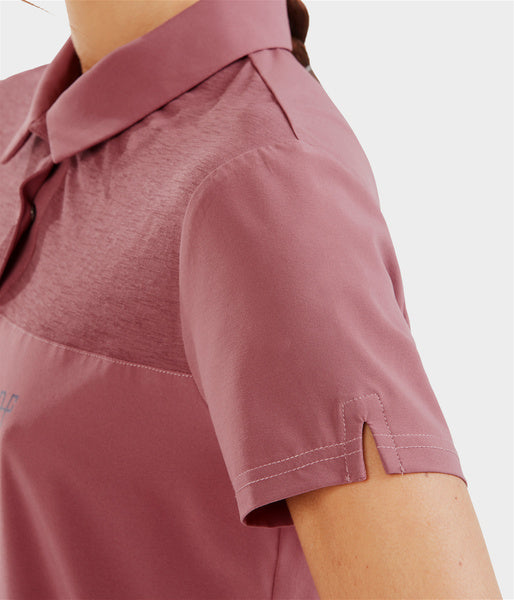 Ariia Polo Dark Pink • Reit-Trainingspoloshirt