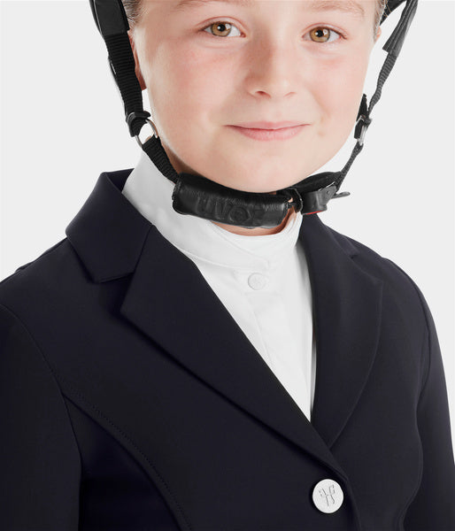 La veste d'équitation fille pour concours hippique dark night