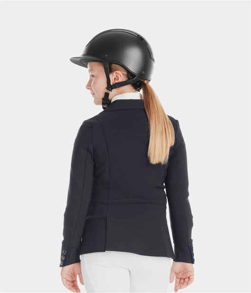 La veste d'équitation fille pour concours hippique dark night
