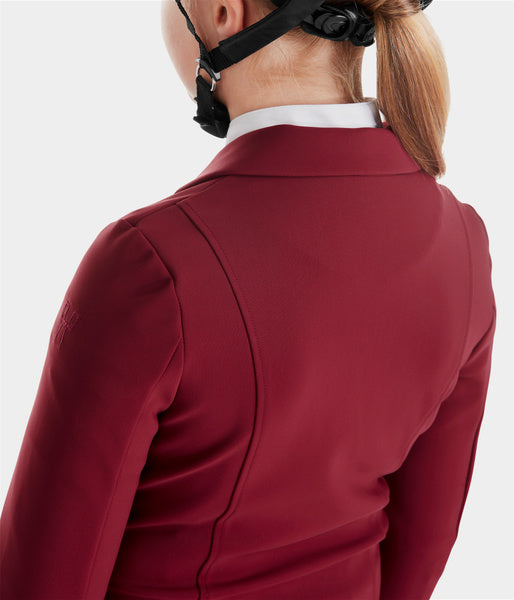 La veste d'équitation fille pour concours hippique dark red