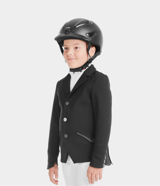 Veste de concours hippique garçon noire