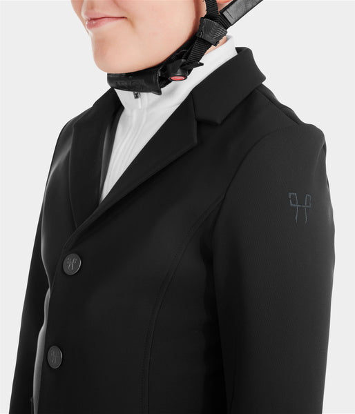 Veste de concours hippique garçon noire
