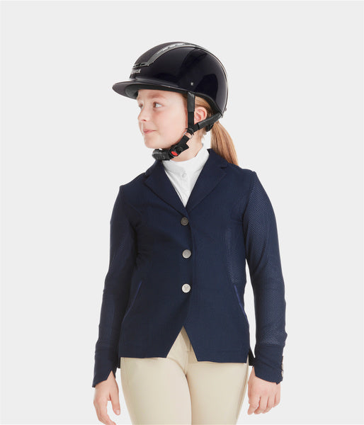 Veste de concours fille été pour compétitions navy